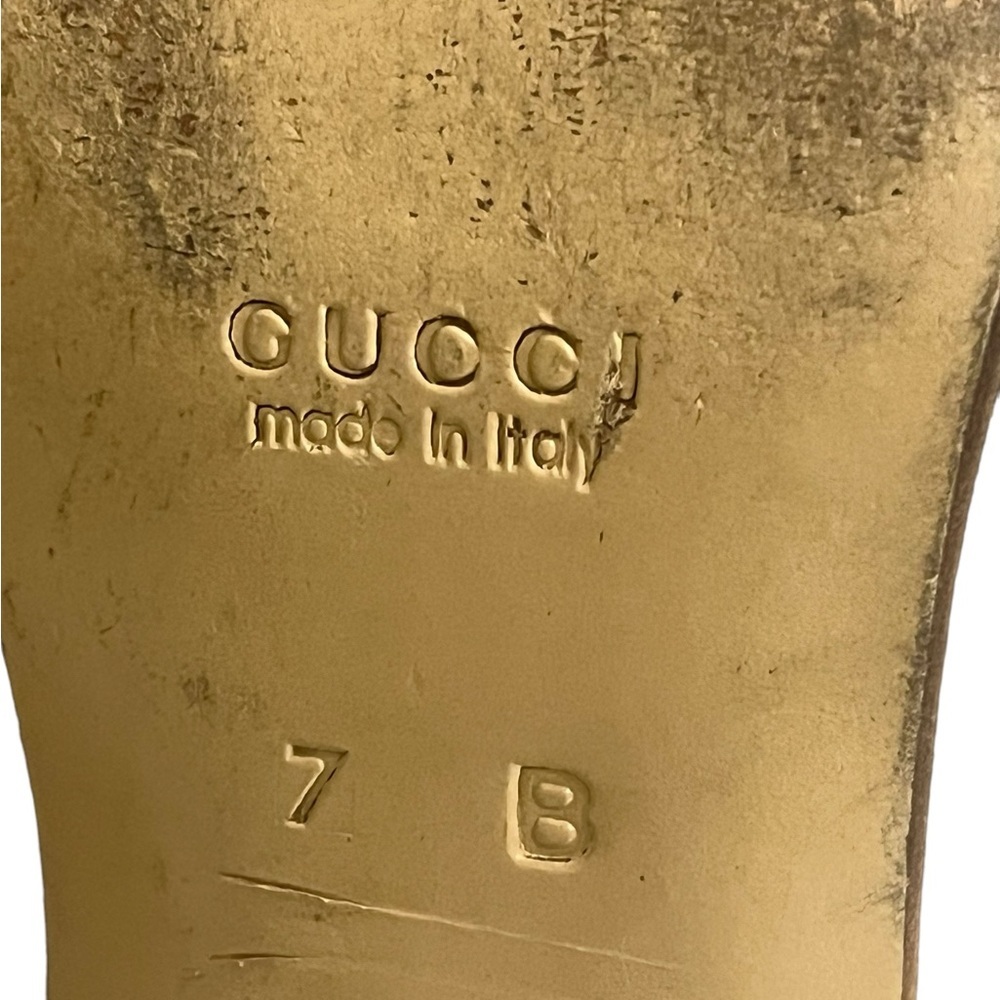 Gucci slingback sandals size 7B - Picture 5 of 13